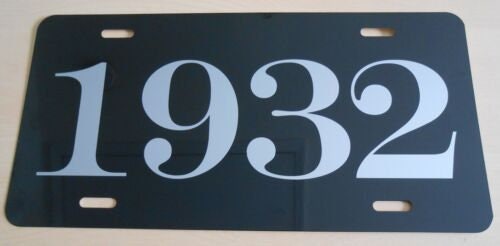 Plaque D'Immatriculation Ancienne Mississippi 1932 #219-544