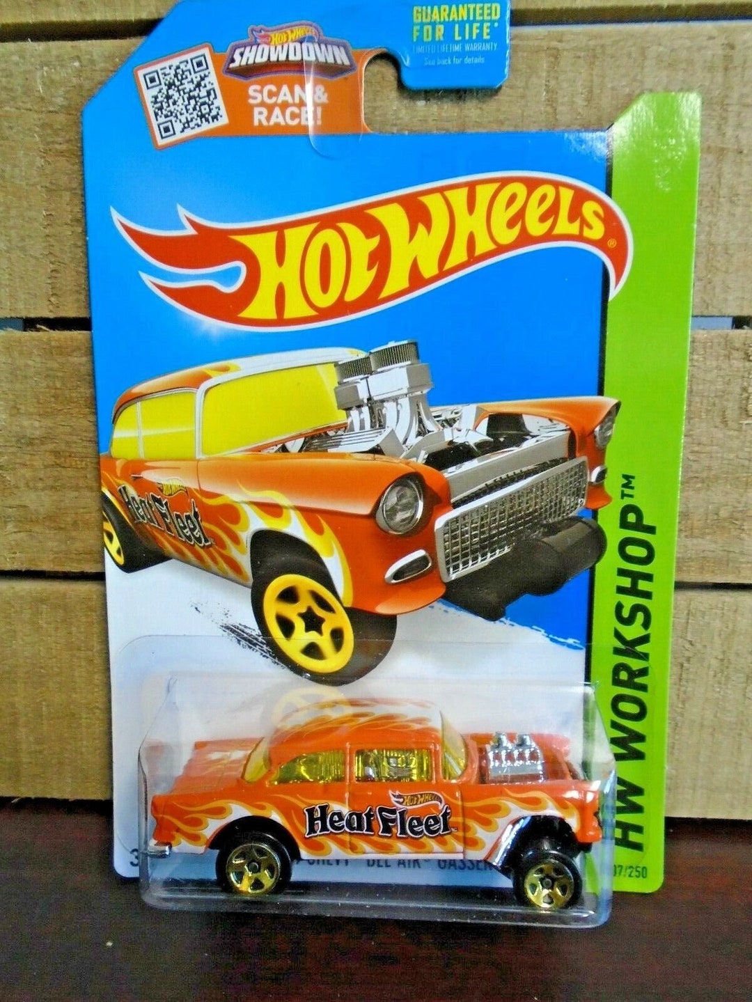 1955 Chevy Gasser ORANGE Heat Fleet 1/64 Die Cast Car Hot Wheels Etsy