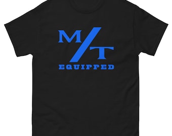 Hurst Shifter Classic Design Men's T-Shirt - Black Cotton Tee With Mopar Racing Graphics