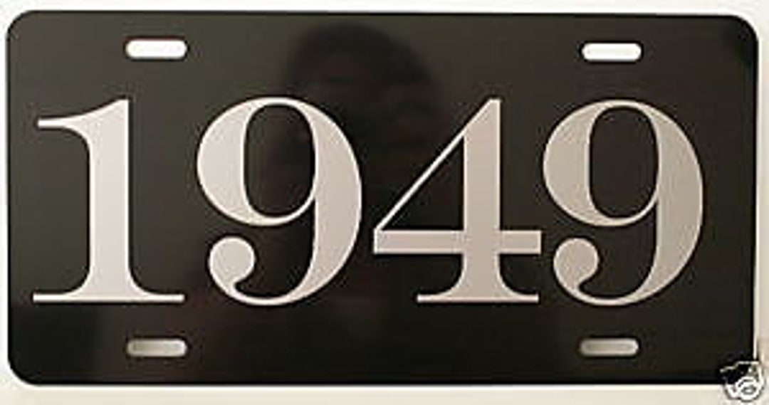 1949 Year Automotive Classic Antique Car METAL LICENSE PLATE 12 X 6 ...
