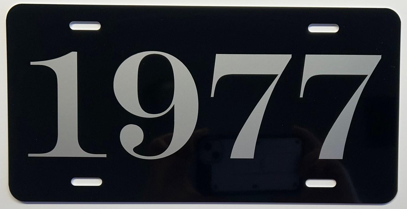 1977 License Plate - Etsy
