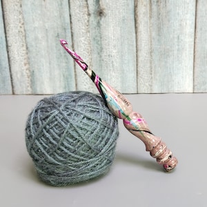 9 Pcs rockhounding tools Inline Crochet Hooks Weave Bamboo Ergonomic Crochet