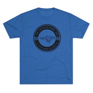 Castillo de San Marcos - uniseks tri-blend T-shirt met ronde hals
