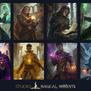 D&D Archmage Digitale Kunstwerke: Scrapbook Papier (Digitaler Download) Bild 3