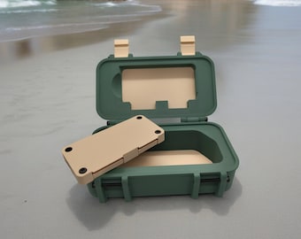 Flipperzero Box + Flipper Zero WLAN Devboard Box, verschraubtes Premium Strong Case für Flipper Military limitierte Auflage. NUR BOXEN