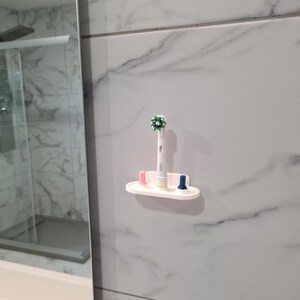 Electric Toothbrush Head Holder Stand Organiser Oral B White | Oral B toothbrush stand holder|  Organizer | Freestanding Oral B Heads Holder