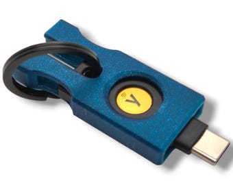 YubiKey 5 NFC-fodral | Skyddande FIDO-säkerhetsnyckelfodral (USB-A/C)