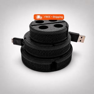 Cable Organizer Set, Biodegradable PLA Cable Winder (M/L/XL)