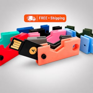 Protective Cover Compatible with YubiKey 5 NFC, Fips-Compliant Fido Case, USB-A/USB-C