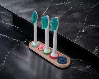 Philips Sonicare Toothbrush Head Holder Stand Organiser Wood Texture  | Philips Sonicare toothbrush stand holder|  | Philips Sonicare