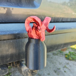 Ram Gift Eagle Trailer Tow Hook Ball / Hitch Cover | personalized gift |  customizable gift | 2-5/16 inches (59.5 mm)