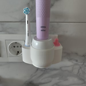 Oral B IO Charger Adapter: Toothbrush Head Holder, EU Plug, Personalized Color