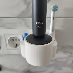 Suporte para carregador Oral B IO: suporte para cabeça de escova de dentes, adaptador de tomada UE