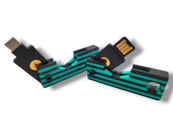 YubiKey 5 NFC/5C-fodral: Miljövänligt PLA-plastskyddsfodral