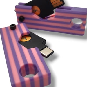 YubiKey 5 NFC-fodral: Miljövänligt PLA-plastskyddsfodral