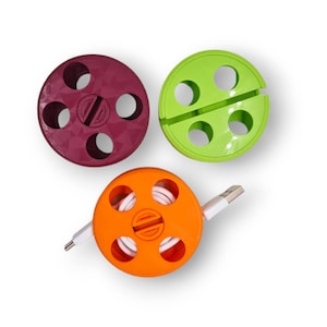 Cable roller Organizer, winds up cables Cable Roller Organizer Bobbin Storage Reel Cables Organizador de cable - Kabel-Organizer