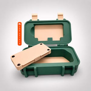 Military Edition Case Compatible with Flipper Zero, Screw-On WiFi Devboard Box