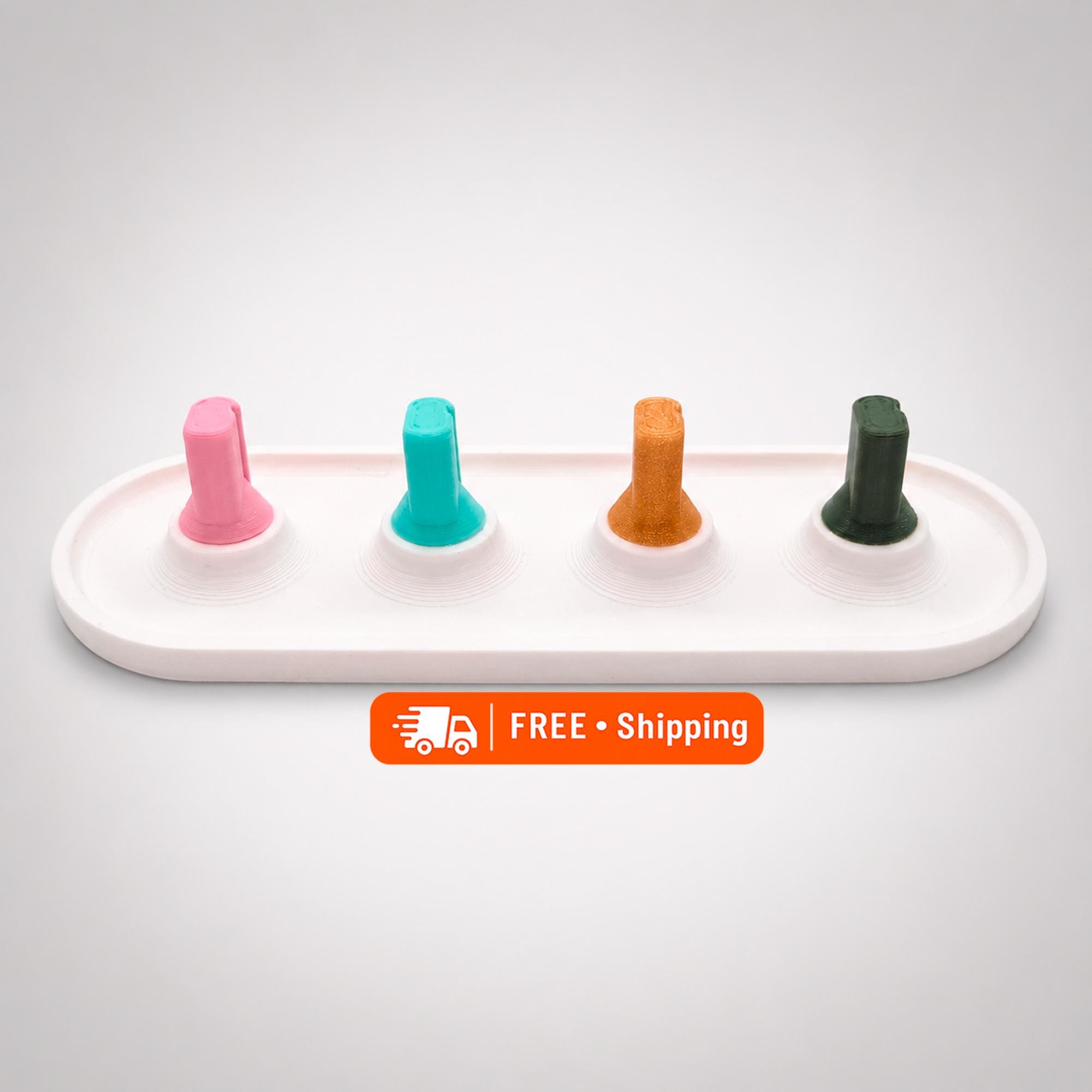Freestanding Toothbrush Head Holder Compatible with Oral-B PRO 1, Stand Organizer + Gift