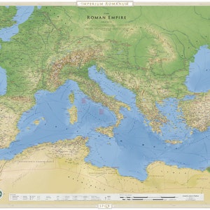 Carte de l'empire romain