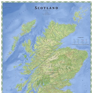 Schottland Landkarte