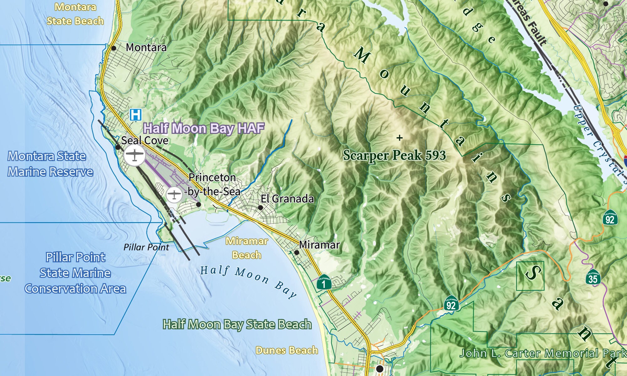 map san francisco bay