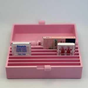 Large 3D Printed Sewing Machine Needle Storage Box