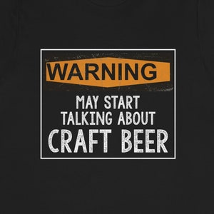 Warnung kann beginnen, über Craft Beer zu sprechen, Billard Shirt, lustiges Shirt für Billard oder Pool-Spieler, Geschenke für Billard & Pool-Spieler