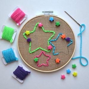 Embroidery for Kids, Beginner Sewing Kit