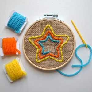 Mini Beginner Sewing Kit, Embroidery for Kids