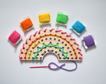 Lacing Board, Kids Sewing Kit, Learn to Sew Craft