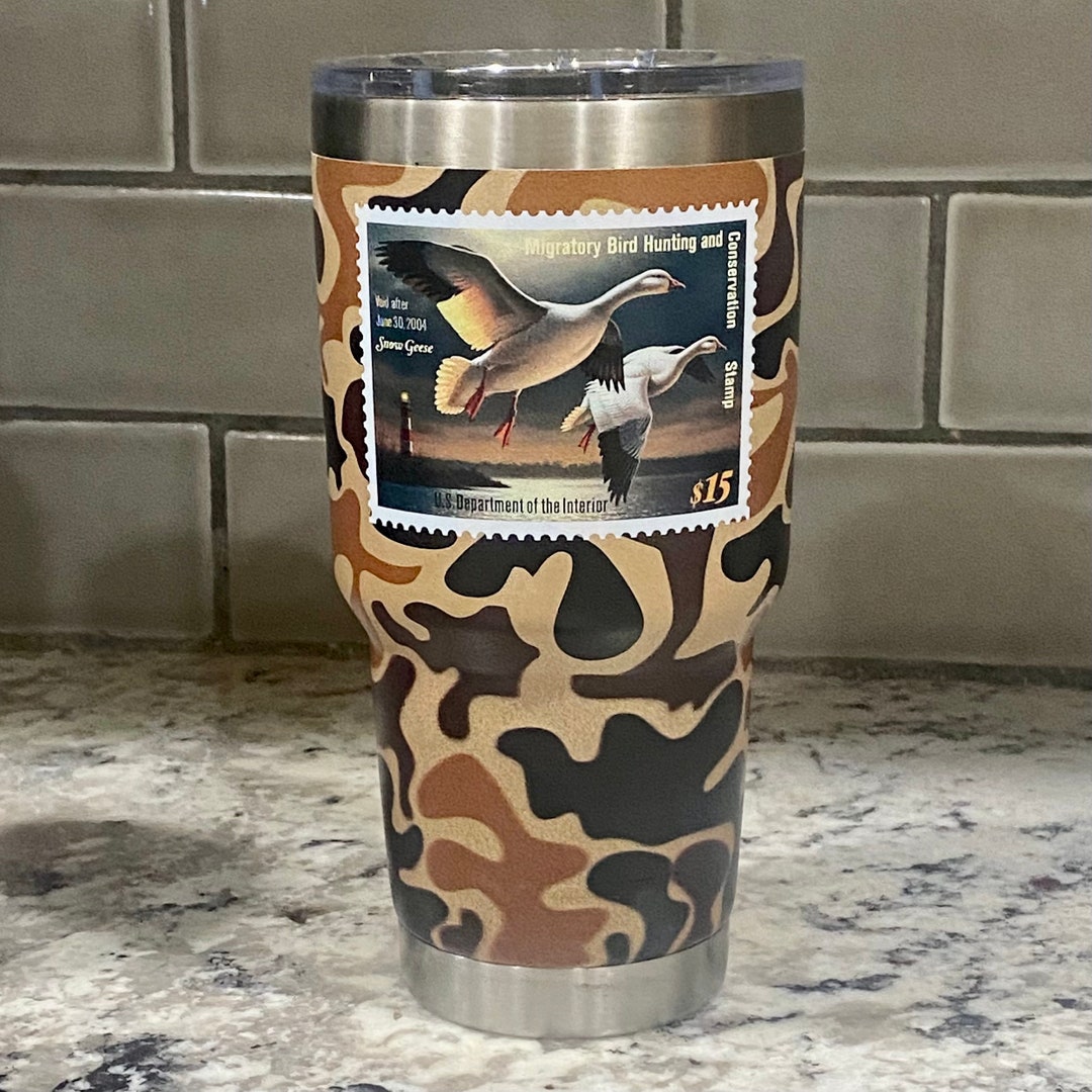 Yeti 30 Oz Tumbler Duck Stamp Old Camo 2004 SNOW GEESE Etsy