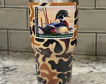 Yeti 30 oz Tumbler Duck Stamp Old Camo 2013 WOOD DUCK