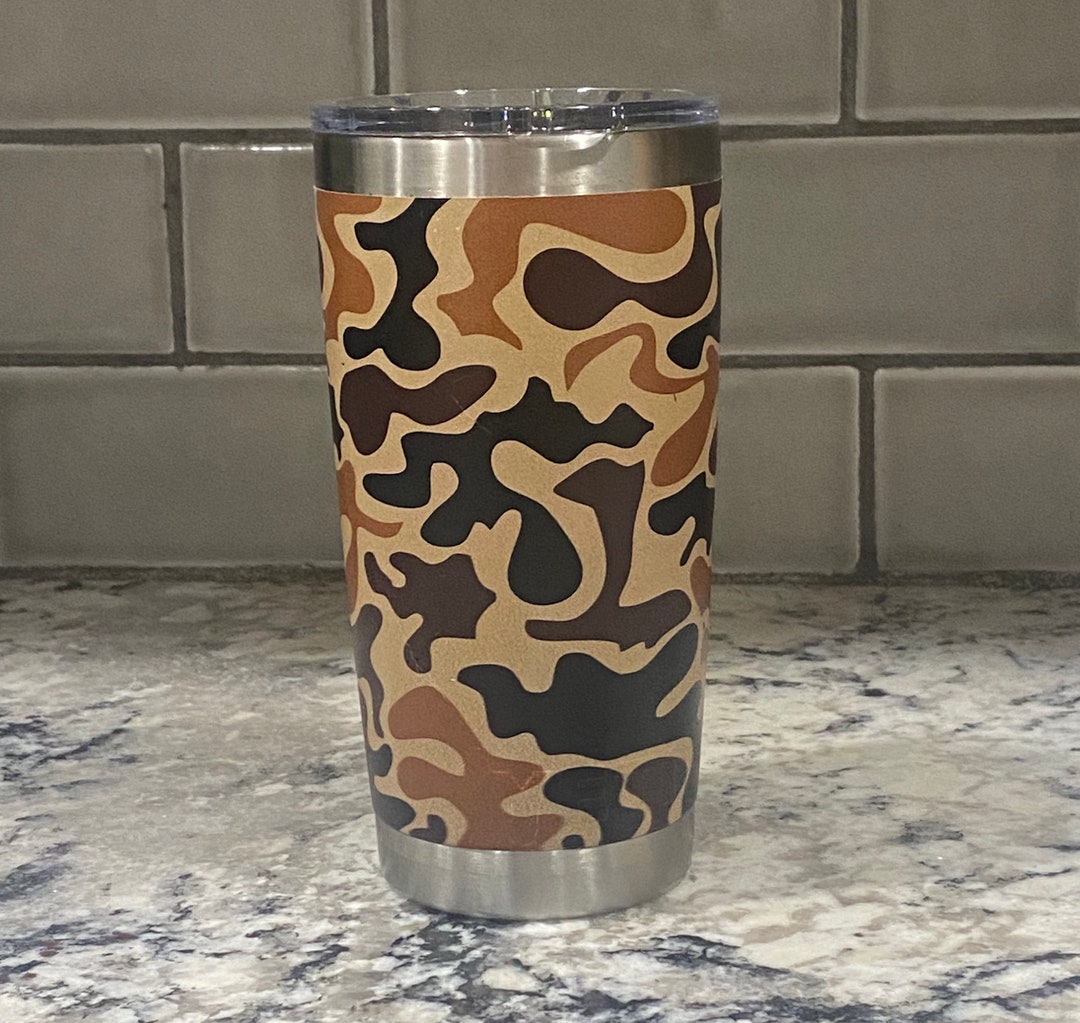 Yeti 20 Oz Tumbler Duck Stamp Old Camo No Stamp - Etsy
