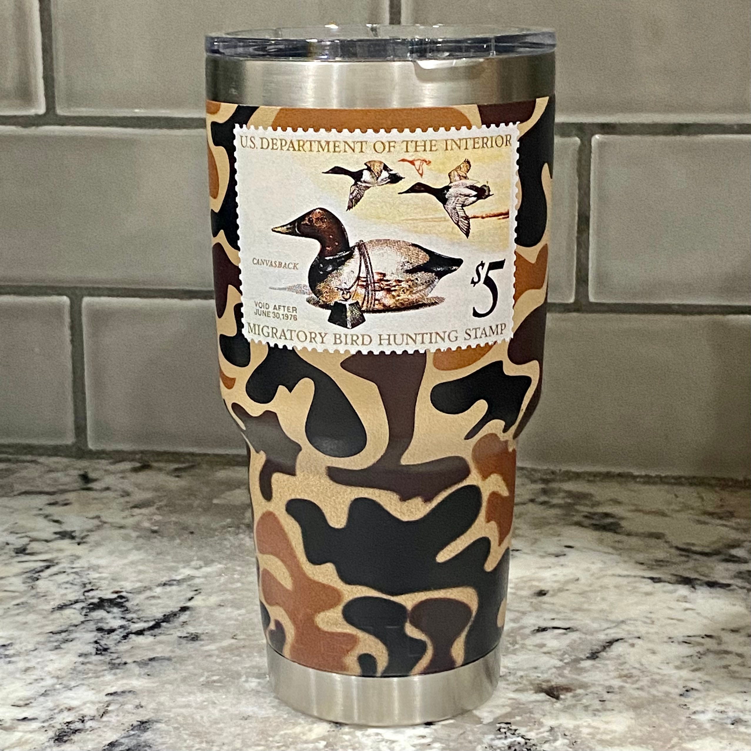 Yeti 30 oz Tumbler Duck Stamp Old Camo 1976 CANVASBACKS