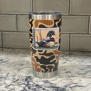 Yeti 20 oz Tumbler Duck Stamp Old Camo 2013 WOOD DUCK