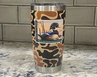 Yeti 20 oz Tumbler Duck Stamp Old Camo 2013 WOOD DUCK