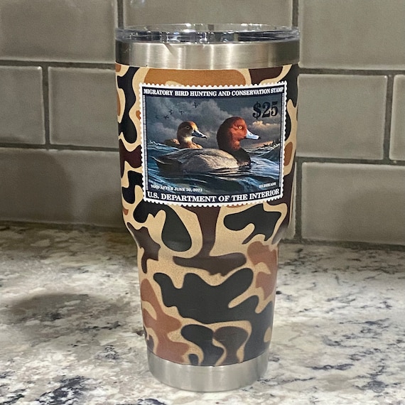 Custom Painted Yeti 30 oz Tumbler (Peacock Bass #004) –