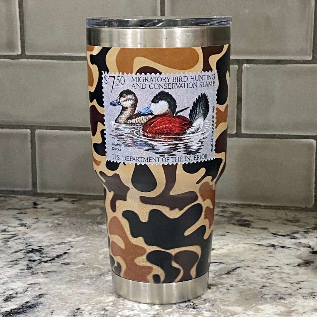 Yeti 30 Oz Tumbler Duck Stamp Old Camo 1982 RUDDY DUCKS Etsy
