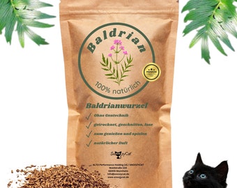 SNOOZYCAT® Valerian for your cat – 40 gr, 100% natural, for unforgettable moments, to fill cat toys!