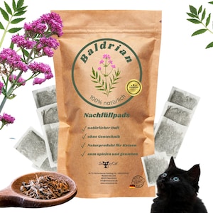 Refill Pads with Valerian – For Cat Toys and Scratching Posts | Calming & Natural | SNOOZYCAT®