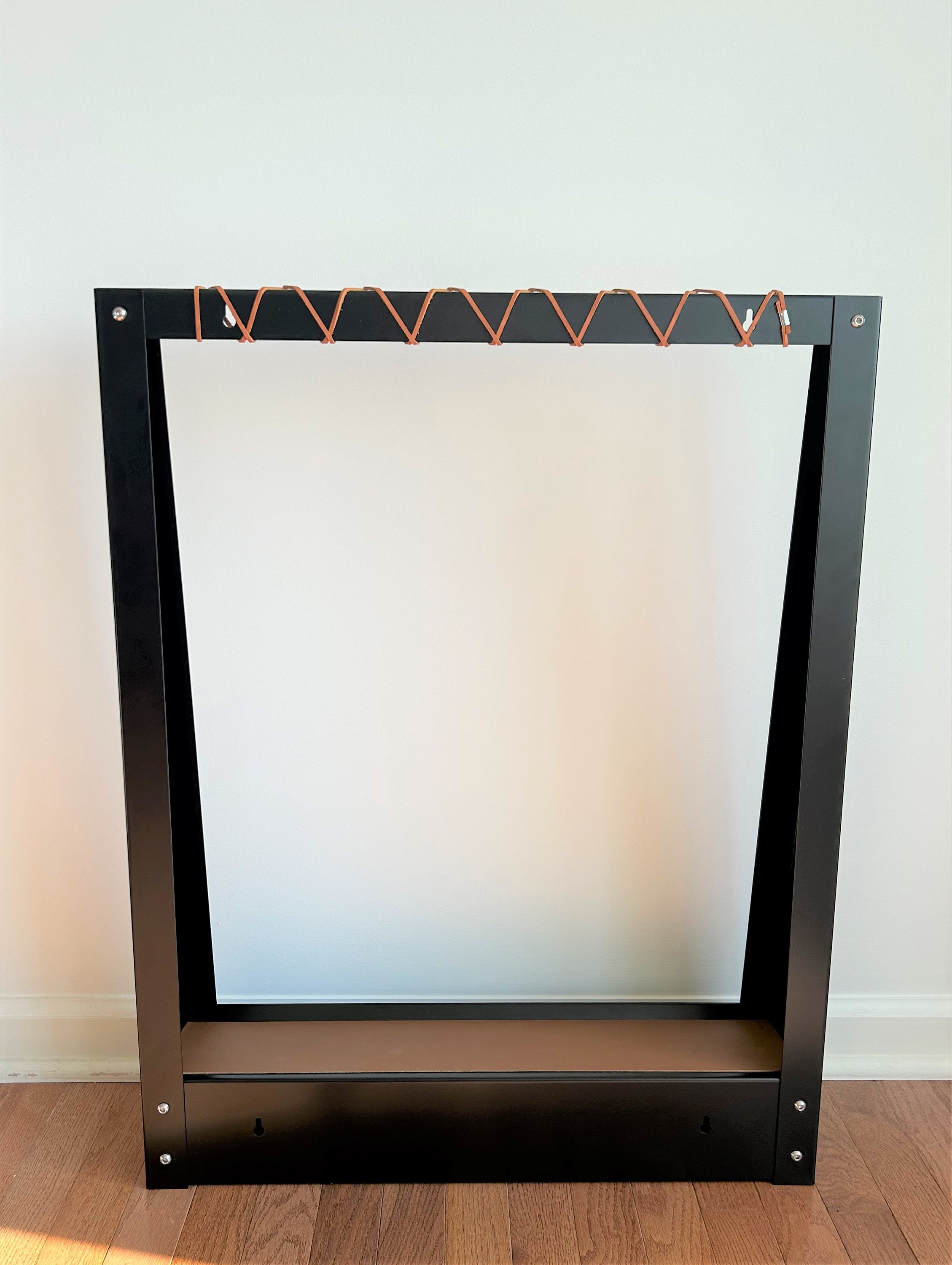 Scotty Display Rack Custom Black Steel Golf Club Display Rack With Wall Mount and Leather ...