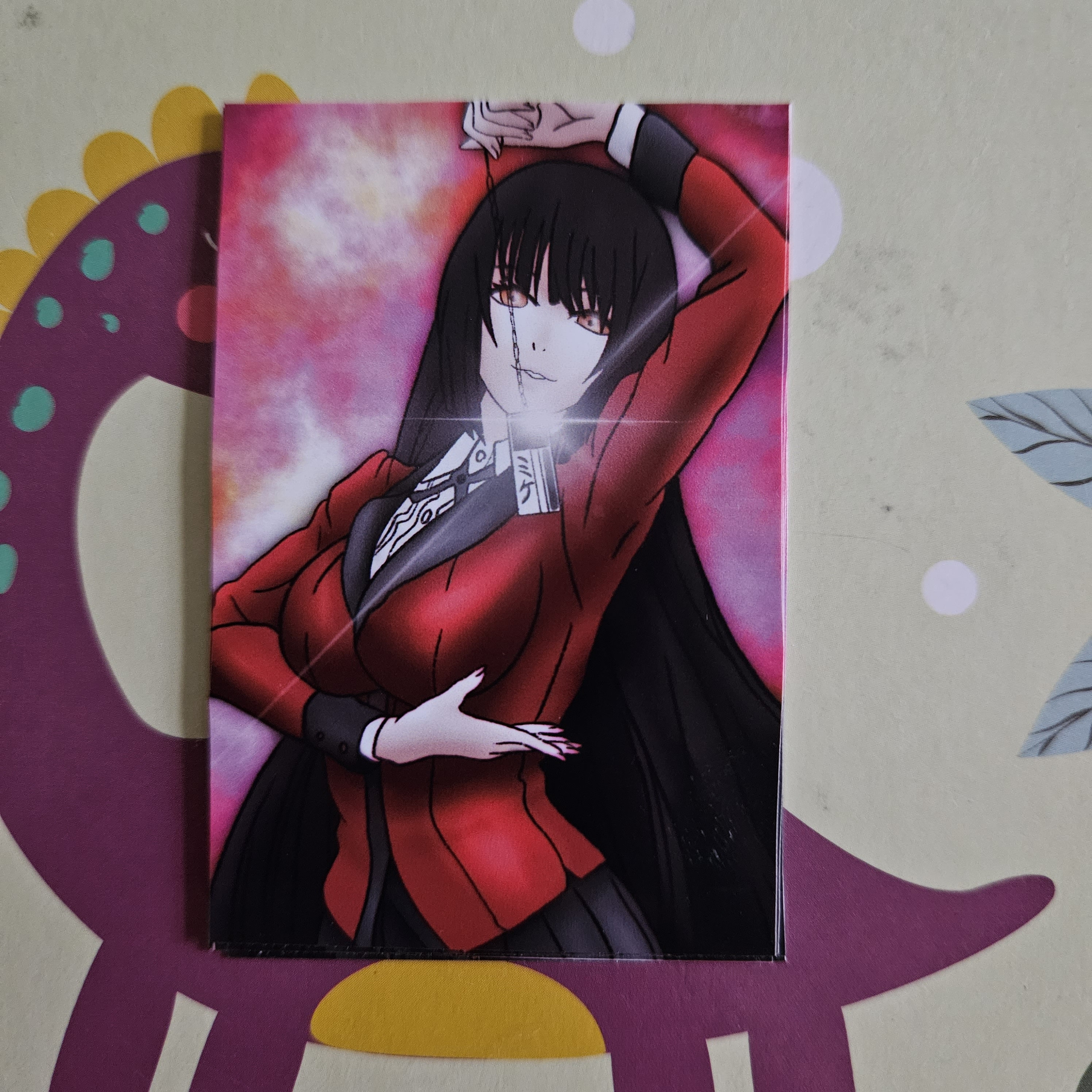 Japanese Manga Kakegurui Compulsive Gambler Earrings Jabami Yumeko