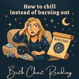 Stress & Wellness Birth Chart Reading | Burnout Patterns, Resilience and Energy Reset | Digital Astrology PDF in 72 Hours