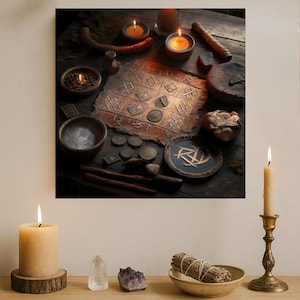 Viking Runes Digital Download: Mystic Runes Ensemble for Norse Tattoos, Decor & Spiritual Art Symbols