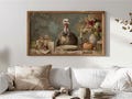 Rustic Thanksgiving Turkey Frame TV Art, Whimsical Holiday Decor, Autumn Table Scene, Samsung Frame TV Art, Festive Digital Download 79 product logo