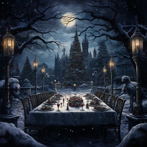 Gothic Yule Dinner: Graveyard Feast (Digital Download) - Occult Decor