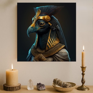 Horus Guardian of the Skies (Digital Download )- Majestic Art - Witchy Sticker