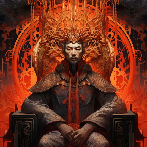 The Emperor's Throne Tarot Art (Digital Download) - Witchcraft Supply