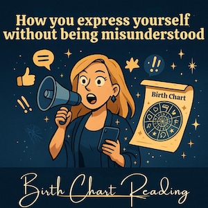 Communication Style Birth Chart Reading | How You Express Yourself and Feel Understood | Digital Astrology Report PDF in 72 Hours