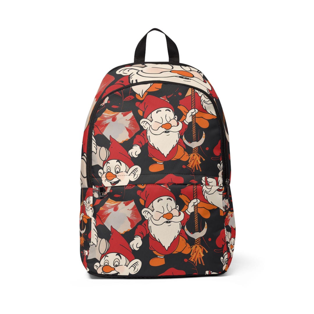Dwarfs Red-orange Backpack - Etsy